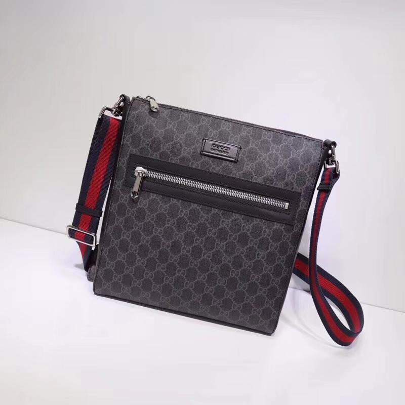 Gucci Messenger Bag 474137PVC black
